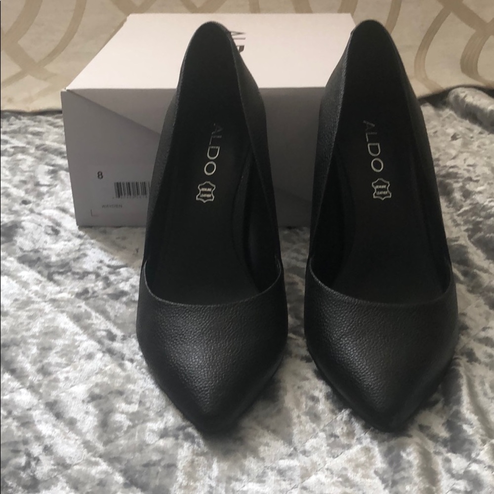 Aldo Waycien Black Heels size 8